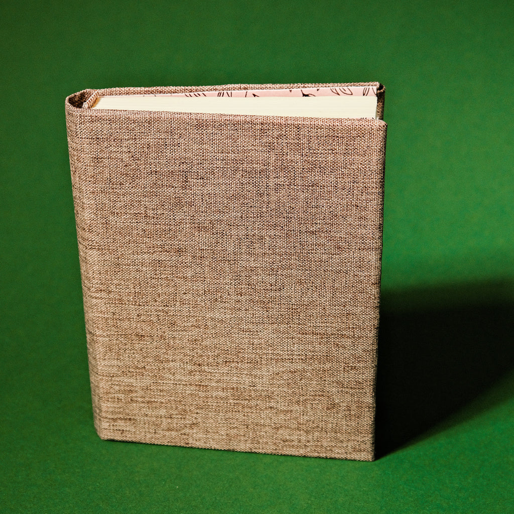 Handmade Notebook Linen Beige