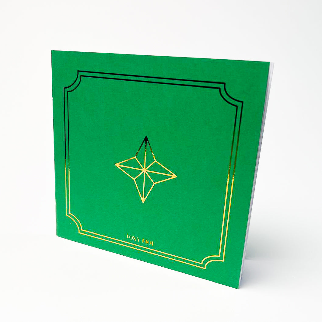 Groene softcover notebook